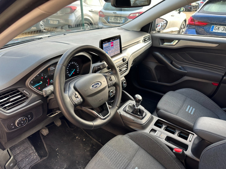 FORD FOCUS NOUVELLE 1.0 flexifuel (&eacute;thanol) 125cv mhev hybride active style + options (pack hiver + toit pano +...) 5portes