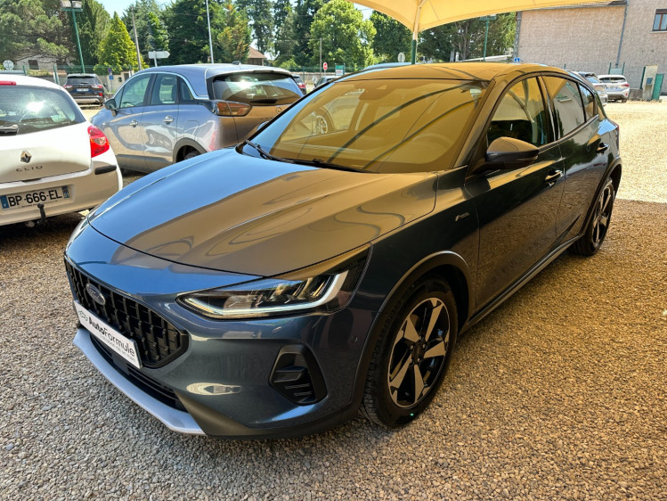 FORD FOCUS NOUVELLE 1.0 flexifuel (&eacute;thanol) 125cv mhev hybride active style + options (pack hiver + toit pano +...) 5portes